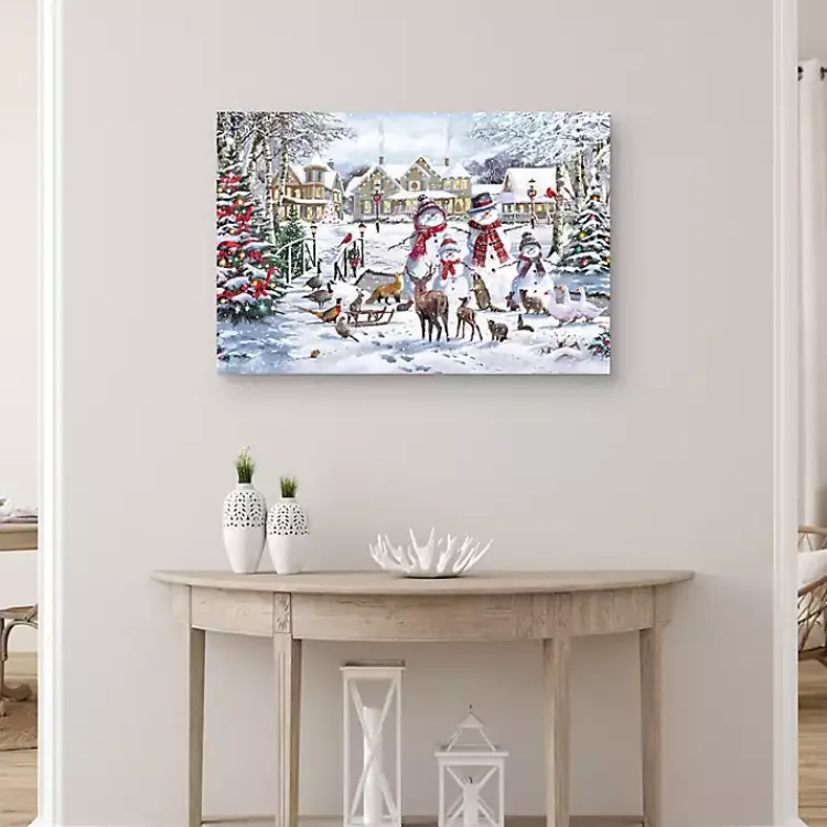 Clearance The Magic of Christmas Canvas Art Print Christmas Art & Wall Decor