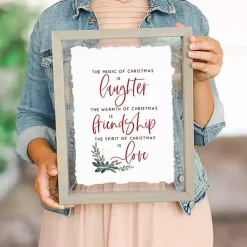 Outlet The Music of Christmas Framed Wall Plaque Christmas Art & Wall Decor