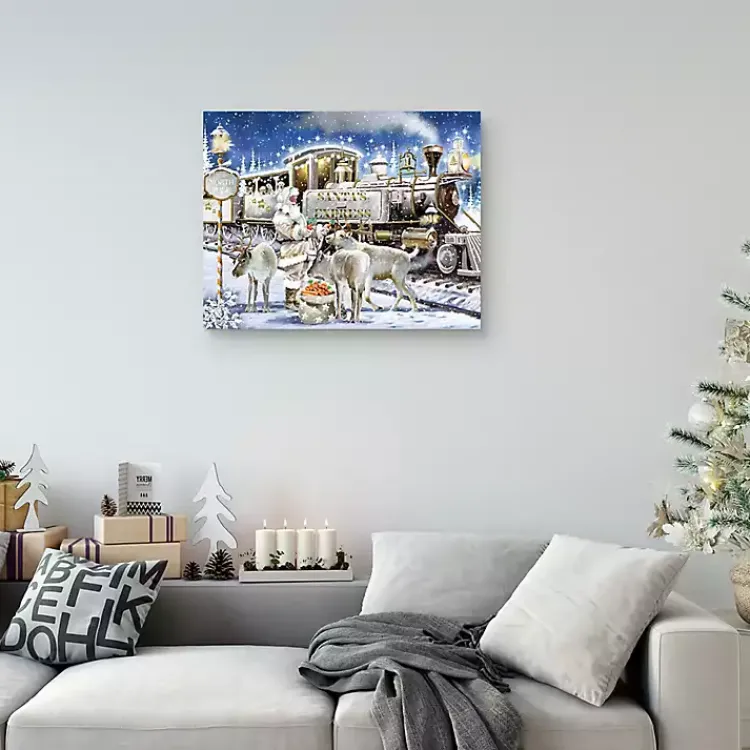 Clearance The North Pole Canvas Art Print Christmas Art & Wall Decor