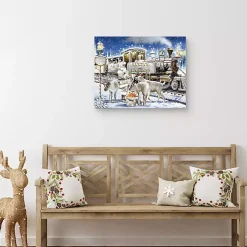 Clearance The North Pole Canvas Art Print Christmas Art & Wall Decor