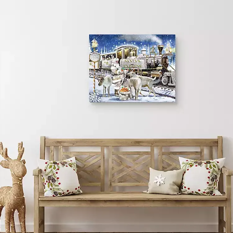 Clearance The North Pole Canvas Art Print Christmas Art & Wall Decor