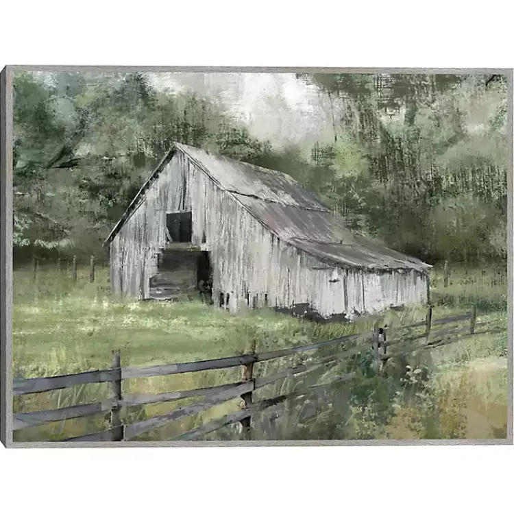 Kirklands Home Canvas Art|The Old Barn Framed Canvas Art Print