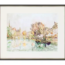 Kirklands Home Framed Art|The Pont Neuf Framed Art Print Multi