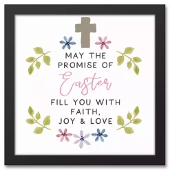 Online The Promise of Easter Framed Canvas Print Easter Decorations