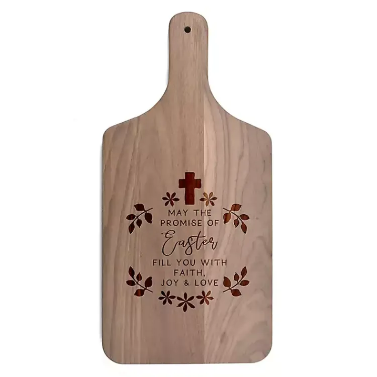 Clearance The Promise of Easter Walnut Cutting Board Easter Decorations