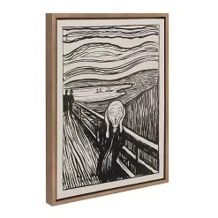Kirklands Home Canvas Art|The Scream Framed Canvas Art Print