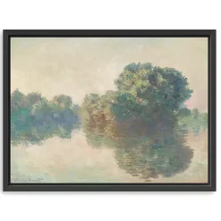 Kirklands Home Canvas Art|The Seine at Giverny Framed Canvas Art Print