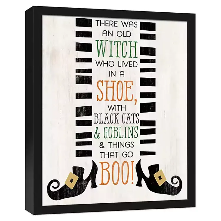 Hot There Was An Old Witch Halloween Plaque Halloween