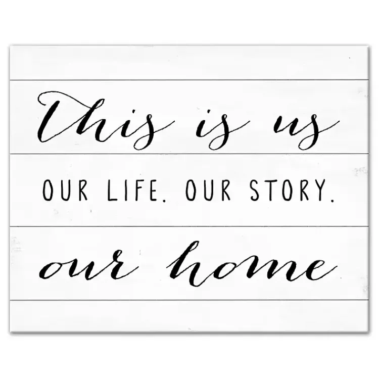 Kirklands Home Wall Quotes & Signs|This Is Us Life Story Canvas Art Print