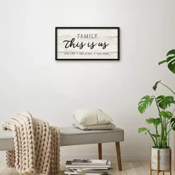 Kirklands Home Wall Quotes & Signs|This Is Us Wooden Wall Plaque Tan