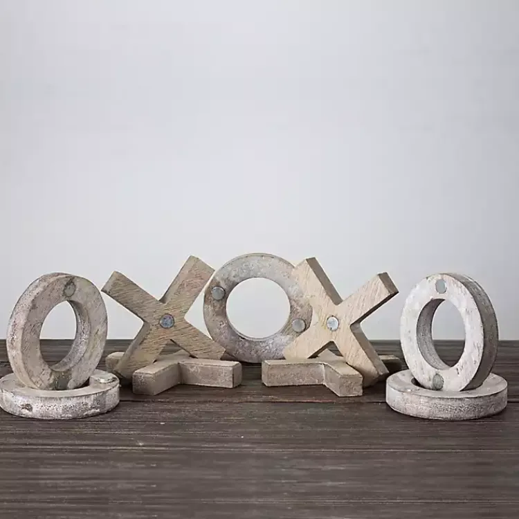 Hot Tic Tac Toe Wood and Metal Magnetic Memo Board Memo & Chalkboards