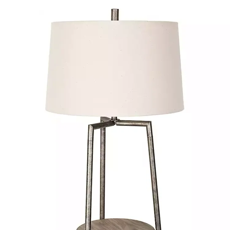 Kirklands Home Floor Lamps|3-Tier Shelf Floor Lamp White