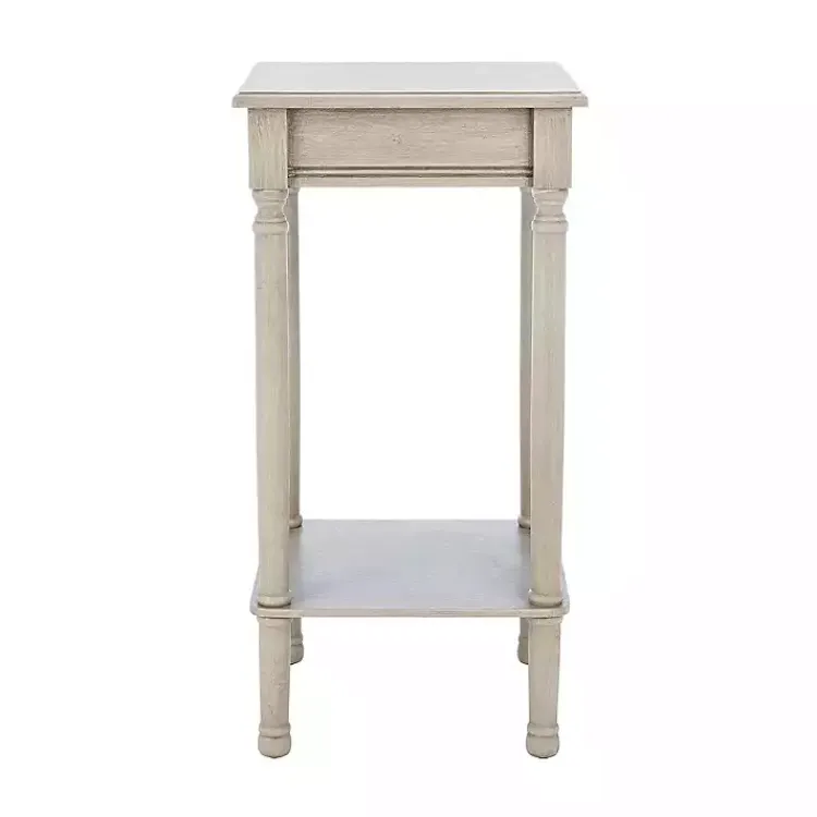 Kirklands Home Accent & End Tables|Tilley Beige Classic Square Accent Table Tan