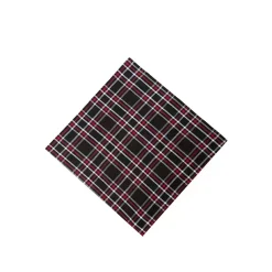 Online Tinsel Black Plaid Napkins, Set of 6 Christmas Dining & Entertaining