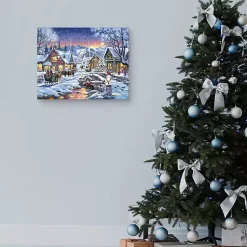 New Tinsel Town Canvas Art Print Christmas Art & Wall Decor