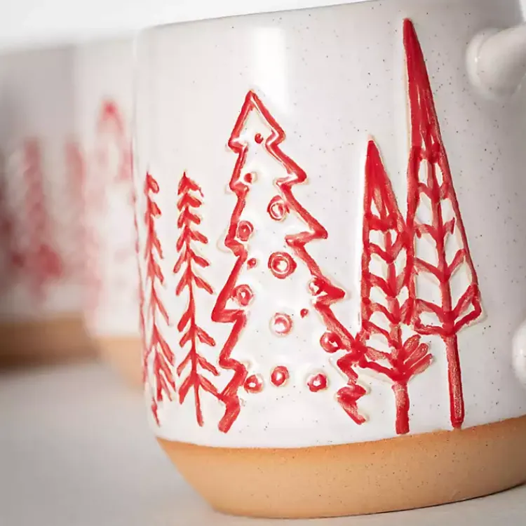 Online Tis the Season Christmas Mugs, Set of 4 Christmas Dining & Entertaining