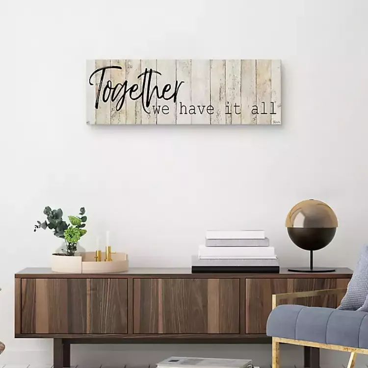 Kirklands Home Wall Quotes & Signs|Together Canvas Art Print