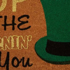 Hot Top O' the Morning to You Doormat St Patricks Day Decorations
