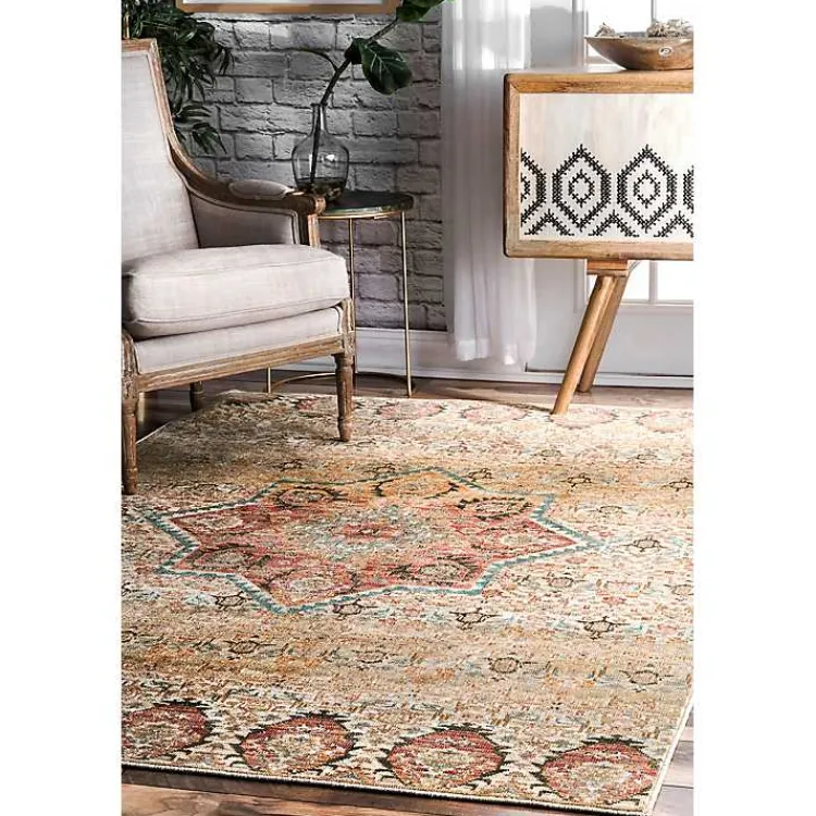 Kirklands Home Area Rugs|Traditional Doreen Medallion Area Rug, 8x11