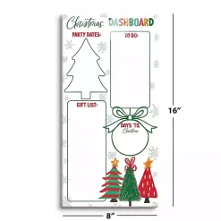Traditional Wonderland Dashboard Dry Erase Board Christmas Art & Wall Decor