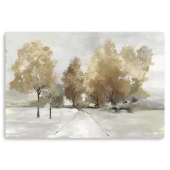 Kirklands Home Canvas Art|Trail Under the Trees Giclee Canvas Art Print Tan