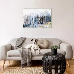 Kirklands Home Canvas Art|Tranquil Forest Framed Canvas Art Print