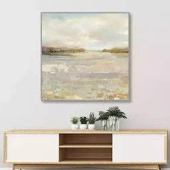 Kirklands Home Canvas Art|Tranquil Terrain Framed Canvas Print, 35x35 in.