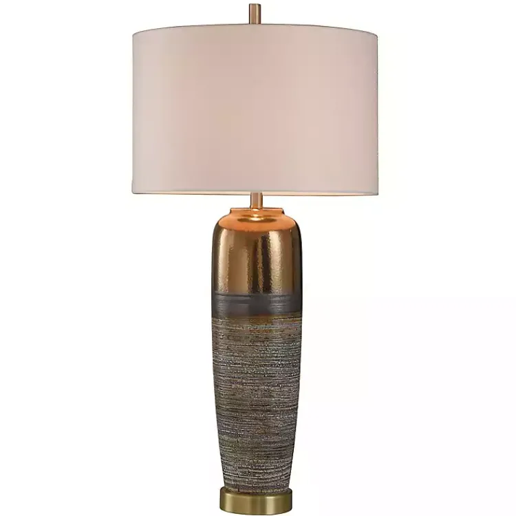 Kirklands Home Table Lamps|Transitional Ceramic & Metal Table Lamp White