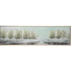Kirklands Home Framed Art|Tree Line Landscape Framed Canvas Art Print