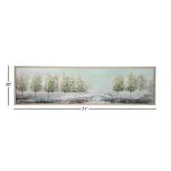 Kirklands Home Framed Art|Tree Line Landscape Framed Canvas Art Print