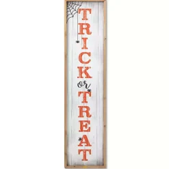 Discount Trick or Treat Halloween Porch Board Halloween