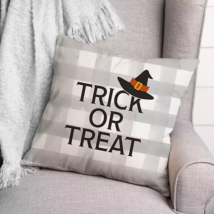 Online Trick or Treat Hat Pillow Halloween