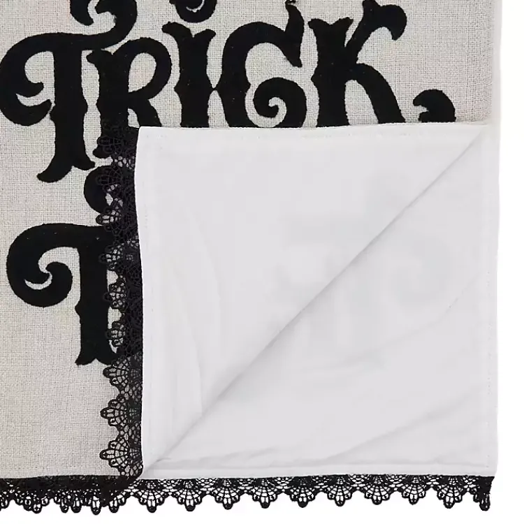 Kirklands Home Table Linens|Trick Or Treat Pom Pom Halloween Table Runner