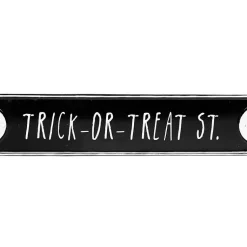 Clearance Trick or Treat Street Wall Plaque Halloween
