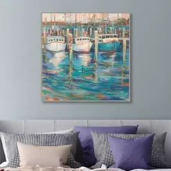 Kirklands Home Canvas Art|Trio Light Framed Canvas Art Print