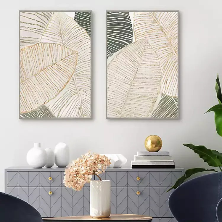 Kirklands Home Canvas Art|Tropic Breeze I & II Canvas Art Prints, Set of 2