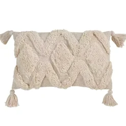 New Tufted Cream Diamond Throw Pillow Pillows