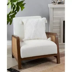 Hot Tufted Diamond with Tassels Throw Pillow Pillows