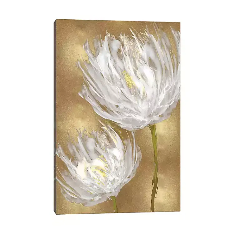Kirklands Home Canvas Art|Tulips on Gold Canvas Art Print