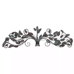 Kirklands Home Wall Plaques|Turquoise Bronze Distressed Iron Vine Wall Plaque Brown