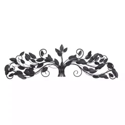 Kirklands Home Wall Plaques|Turquoise Bronze Distressed Iron Vine Wall Plaque Brown