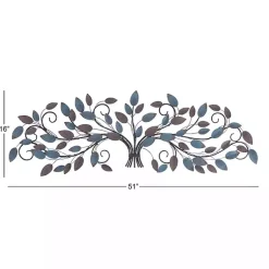 Kirklands Home Wall Plaques|Turquoise Bronze Distressed Iron Vine Wall Plaque Brown