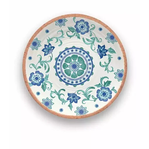 Kirklands Home Outdoor Dining|Turquoise Melamine Rio Serving Platter