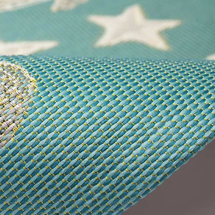 Kirklands Home Outdoor Rugs|Turquoise Turtles Indoor/Outdoor Rug, 2x3