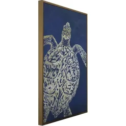 Kirklands Home Framed Art|Turtle Sea Creature Framed Art Print