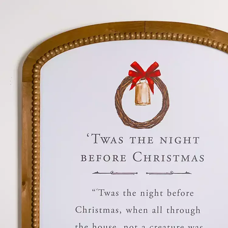 Best Twas the Night Before Christmas Wall Plaque Christmas Art & Wall Decor