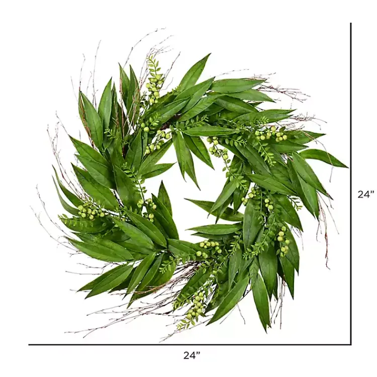 Clearance Twig and Berries Willow Wreath Wreaths