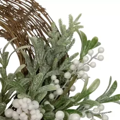 New Twig and Frosted Berry Wreath Christmas Wreaths