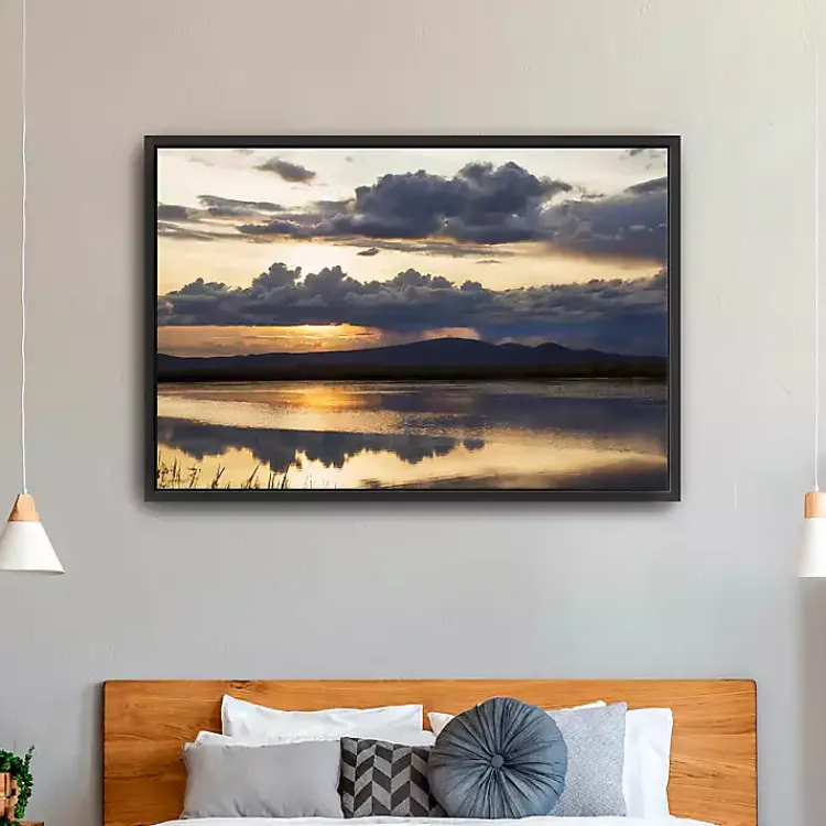 Kirklands Home Framed Art|Twilight Symphony Framed Giclee Canvas Art Print