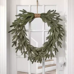 Clearance Twine Bound Fir Branch Wreath Wreaths